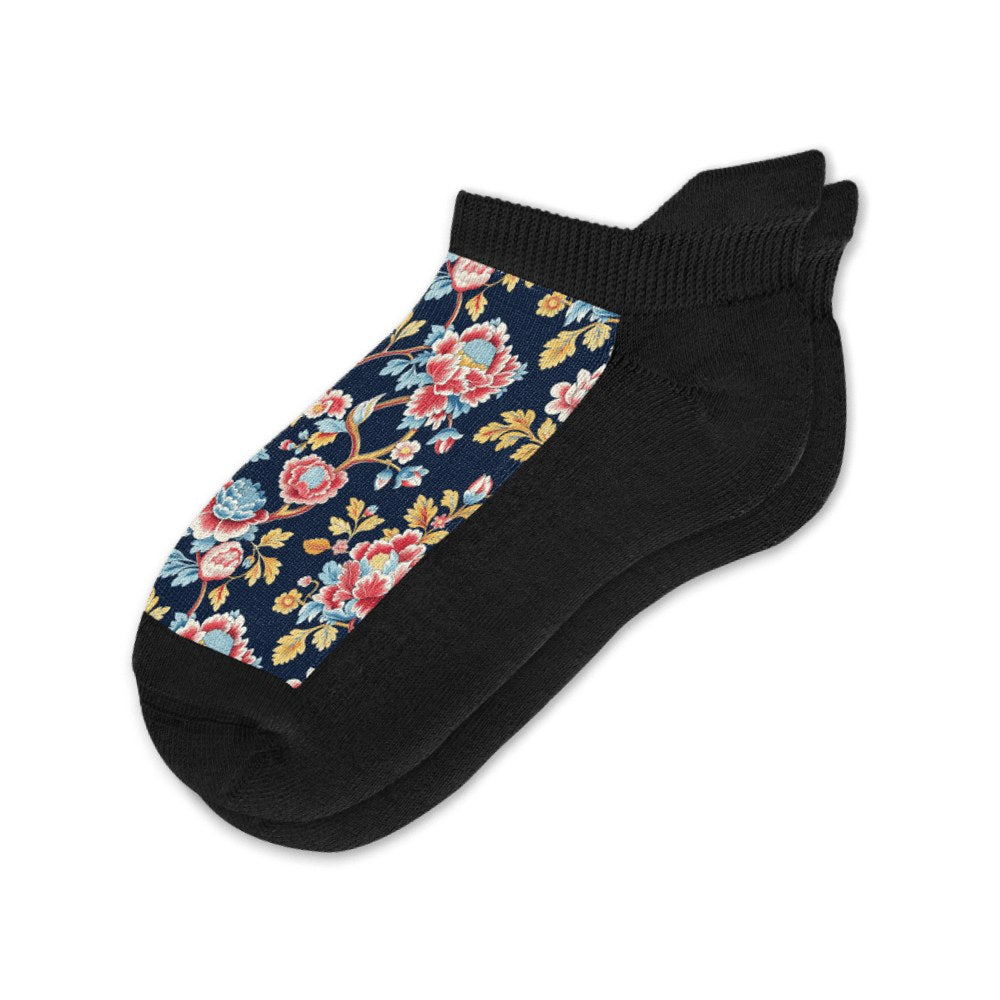 Bohemian Blue Ankle Socks